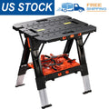 Pony 2-in-1 Work Bench Portable with 4pc Clamp and Safety Strap by Pony