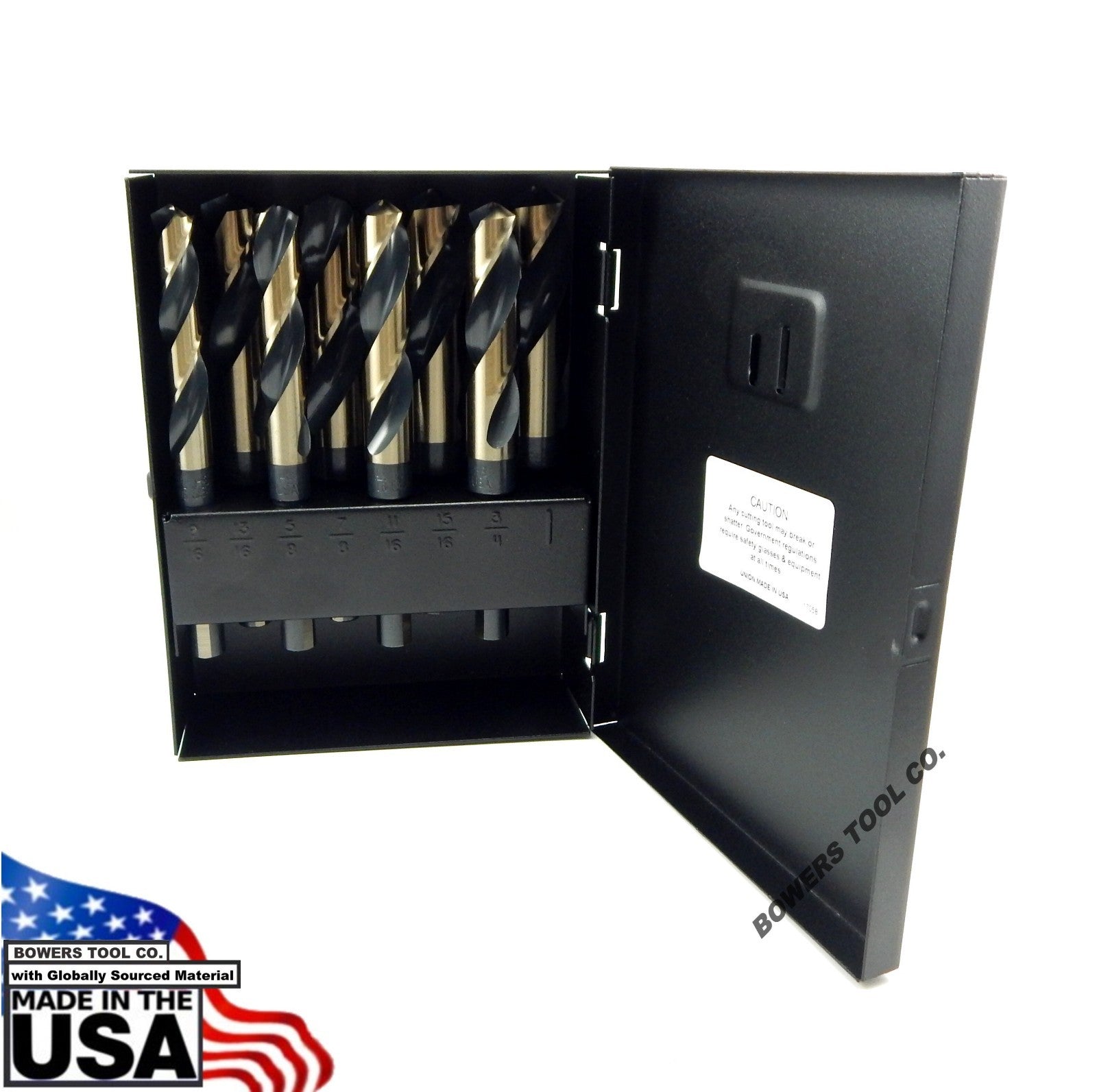 Norseman 8pc Silver & Deming Drill Bit Set 9/16-1"