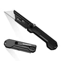 Workpro Folding Utility Knife Mini Box Cutter Quick Open Axis Lock