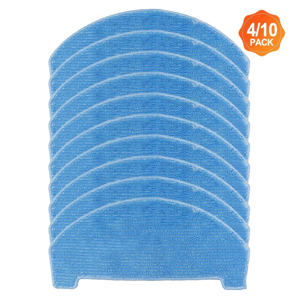 Microfiber Cleaning Mop Cloths For Ilife V3x Robot Vacuums 4 Or 10