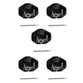 5pack New Black Watch Movement Accessory Parts For Japan Pc21 Quartz