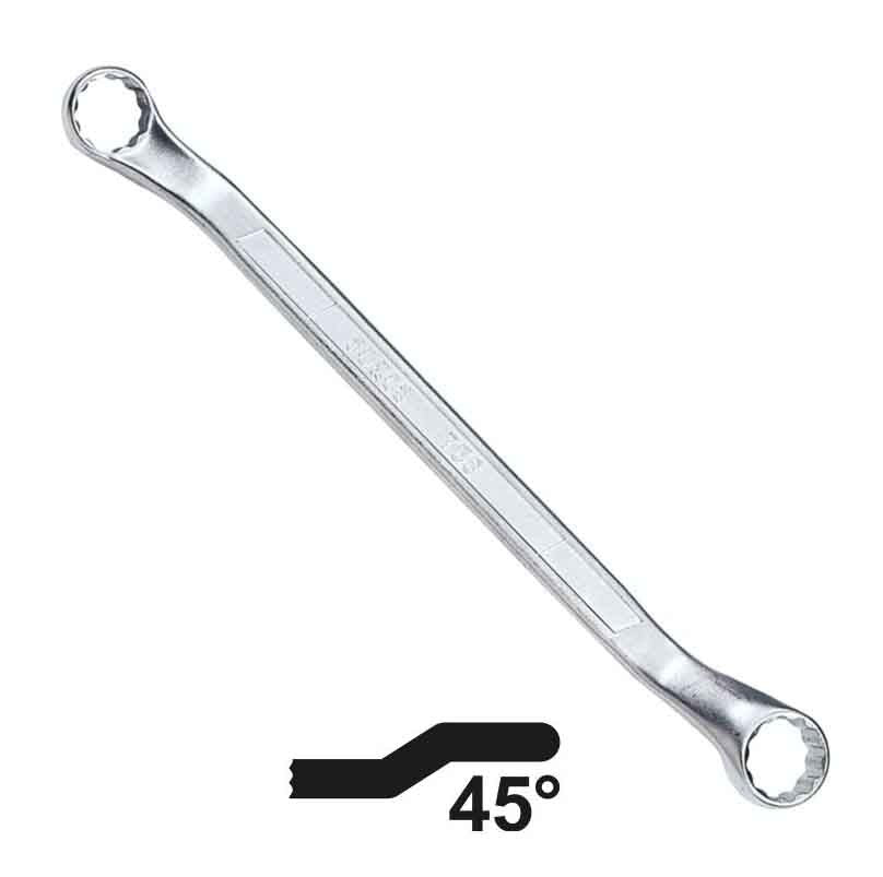 Force 758 45 Degree Double Offset Ring Spanner