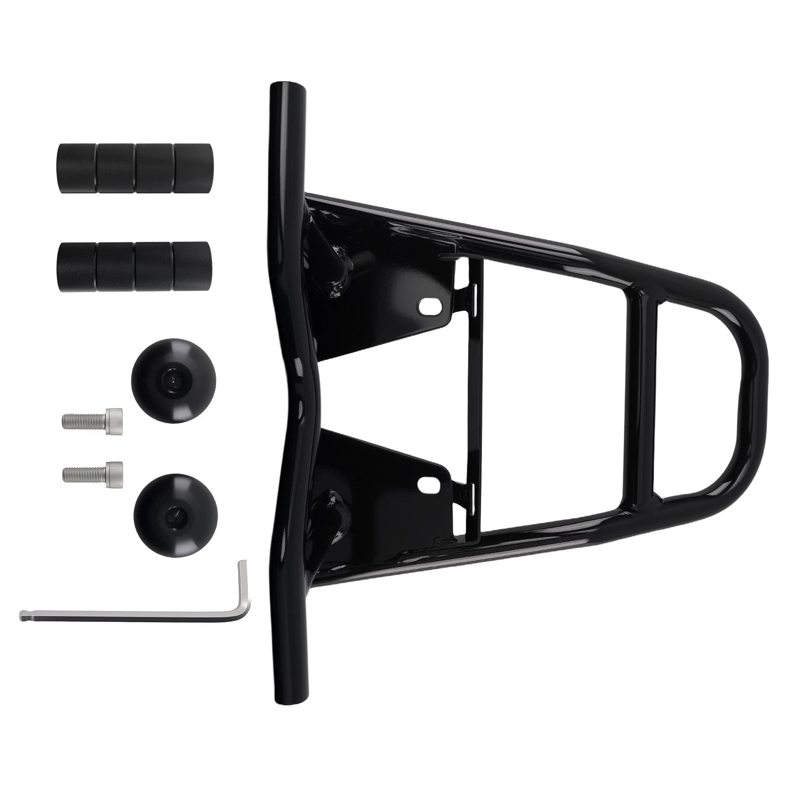 Rear Cargo Carrier for Honda Grom MSX 125 SF 2013-2020 Steel Black 150kg Max