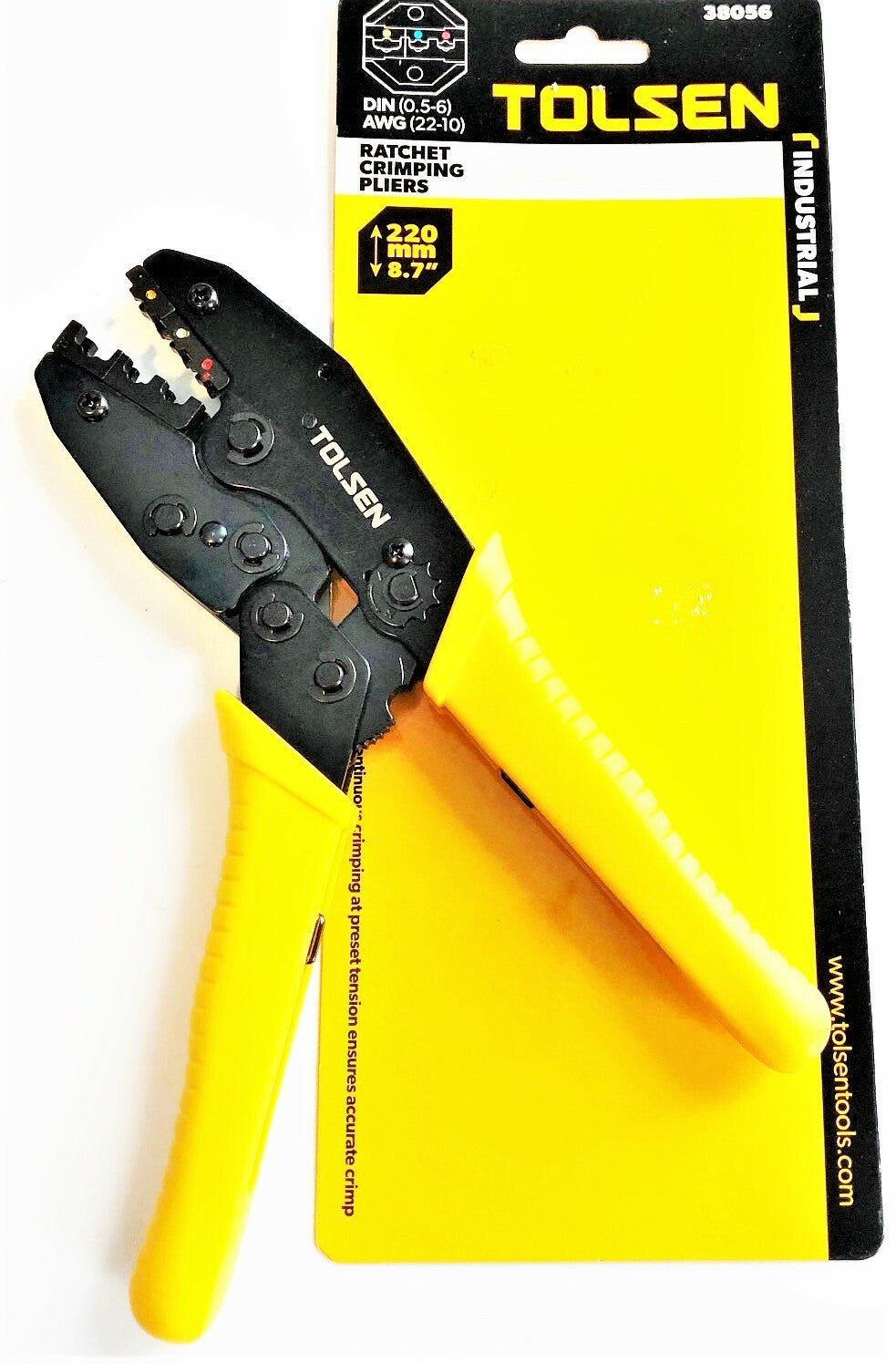 Tolsen 9" Ratcheting Crimping Pliers by Tolsen