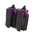 Double Kangaroo Mag Pouch Black Tactical Molle
