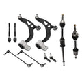 10pc Front Lower Control Arm CV Axle Sway Bar Link for 2011-2014 Ford Explorer