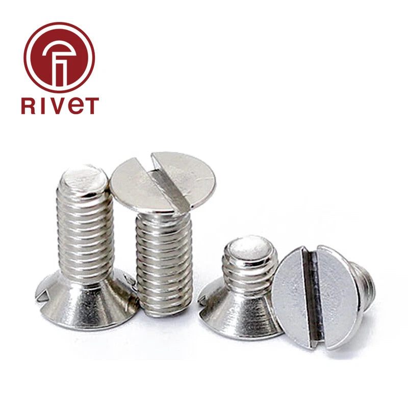 Din 2009 Slotted Countersunk Flat Head Screws 304 Stainless Steel M2