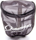 Air Filter Wrap, Pre Filter, 3-1/2 in OD, 4 in Tall, Top, Polyester