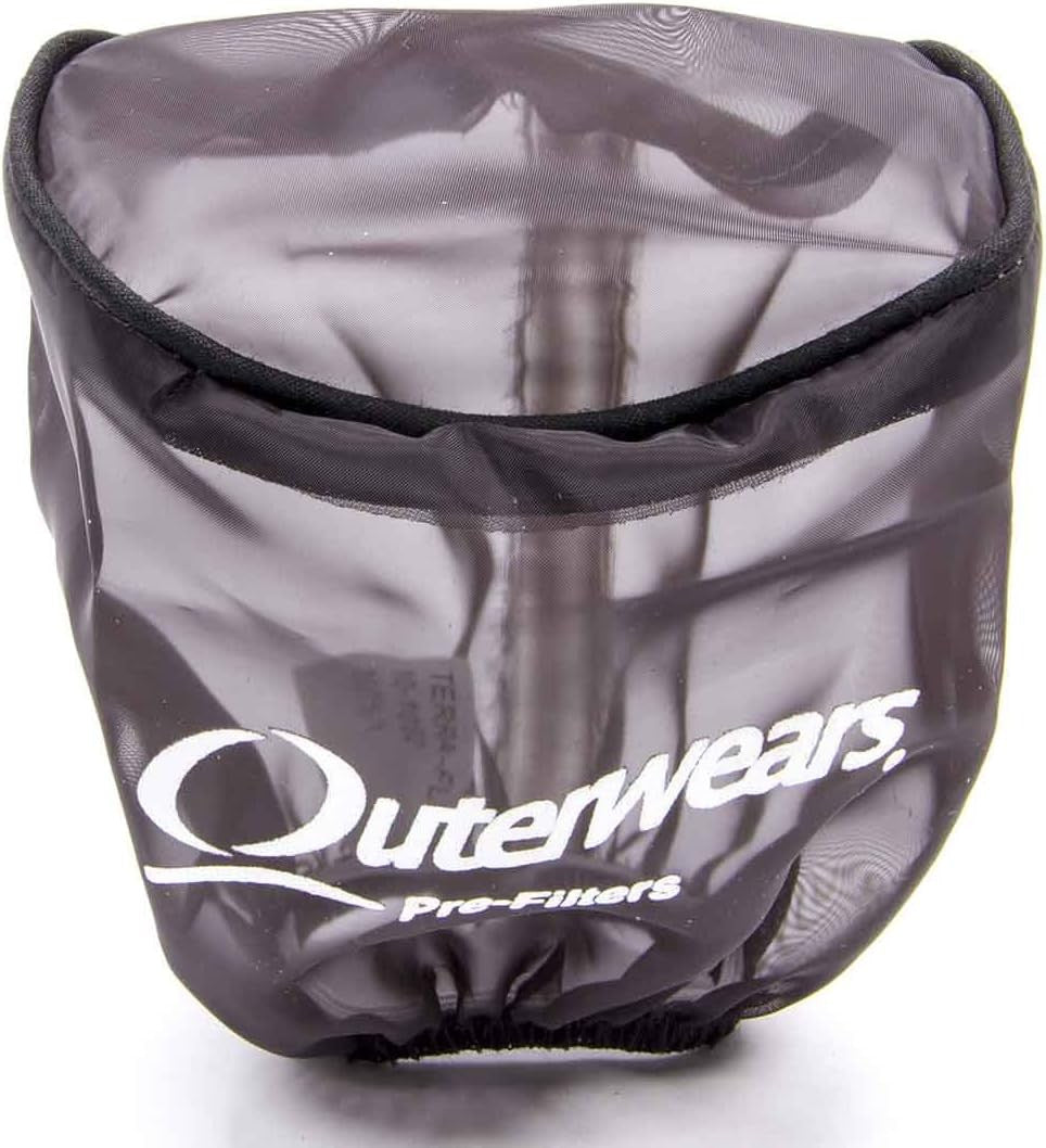 Air Filter Wrap, Pre Filter, 3-1/2 in OD, 4 in Tall, Top, Polyester