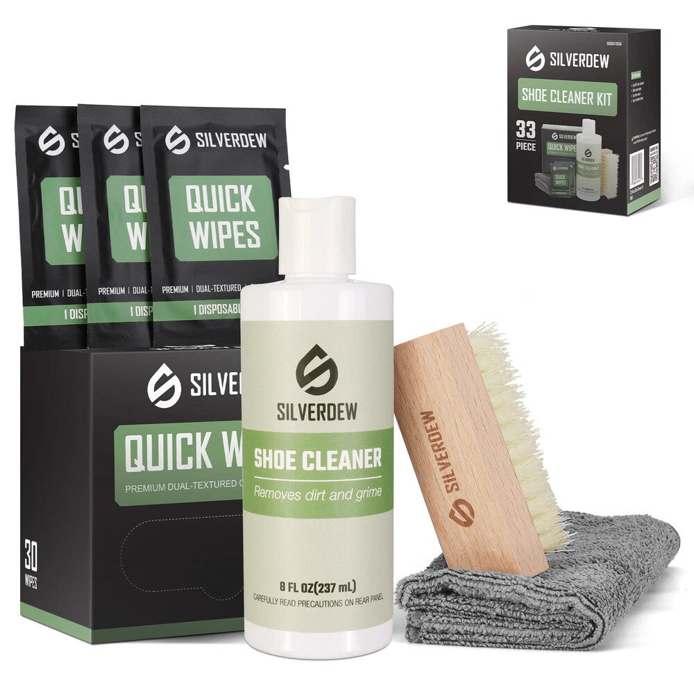 Shoe Cleaning Kit Nylon Brushes Microfiber Towel Shoe Cleaner Sneaker