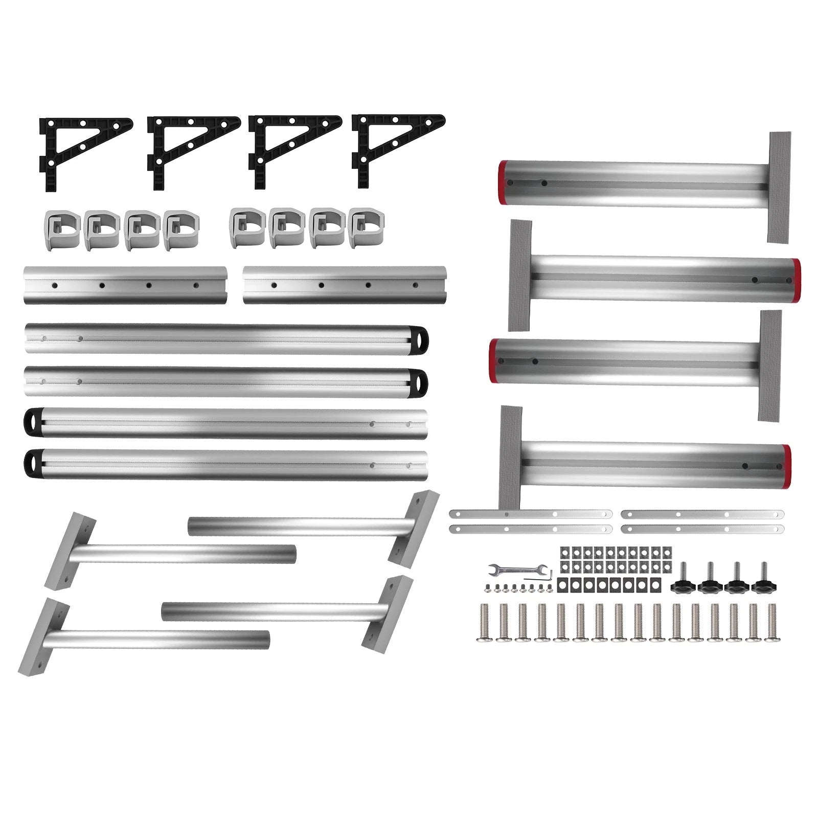 71in Adjustable Pickup Truck Ladder Rack Aluminum | Built Supply Co