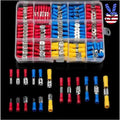 Crimp Spade Terminal Insulated Electrical Wire Connector Kit Set 75