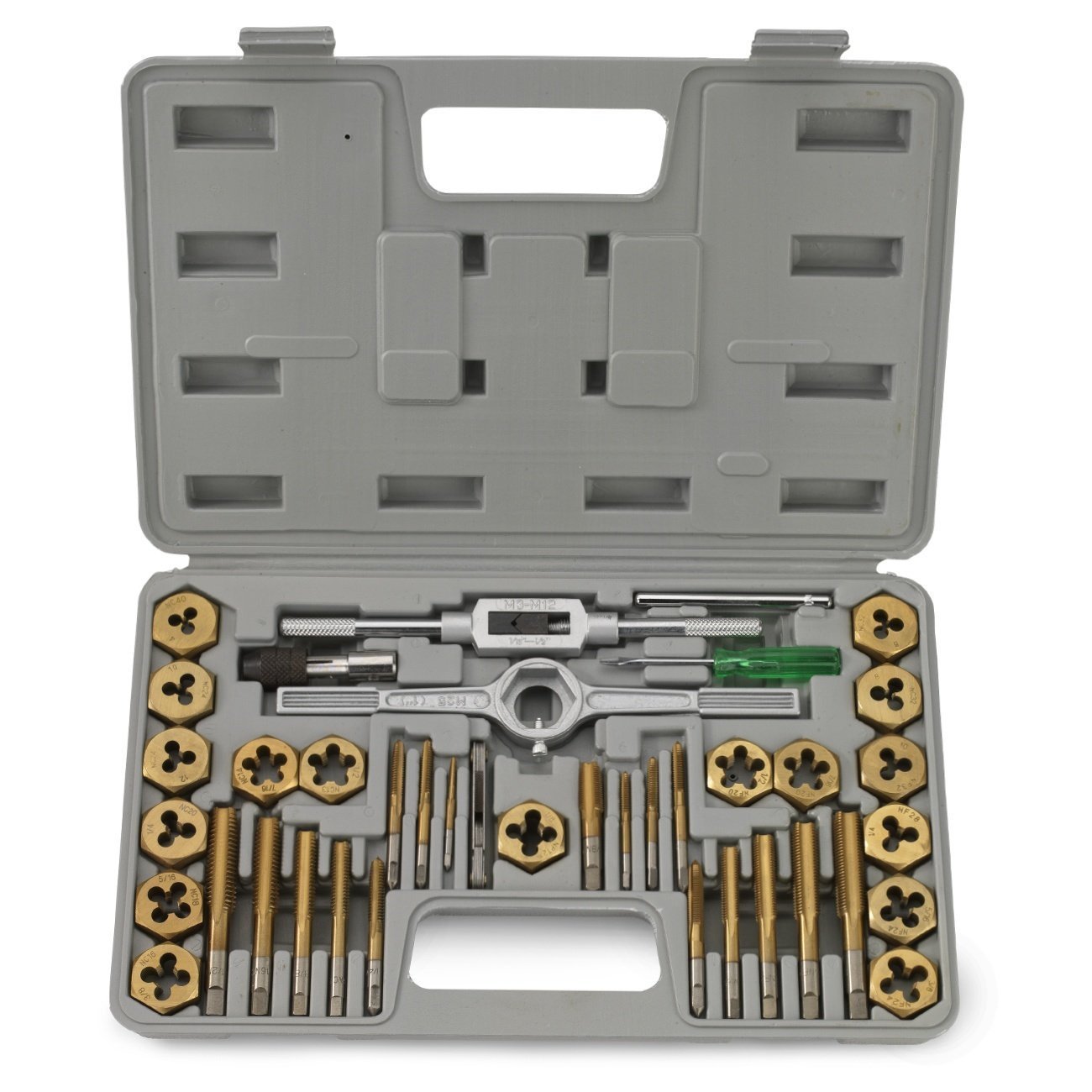 40 Pc Titanium Tap and Die Tool Set