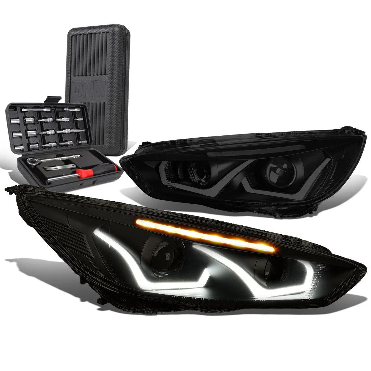 For 2015-2018 Ford Focus Dual Led Bar Projector | Built Supply Co