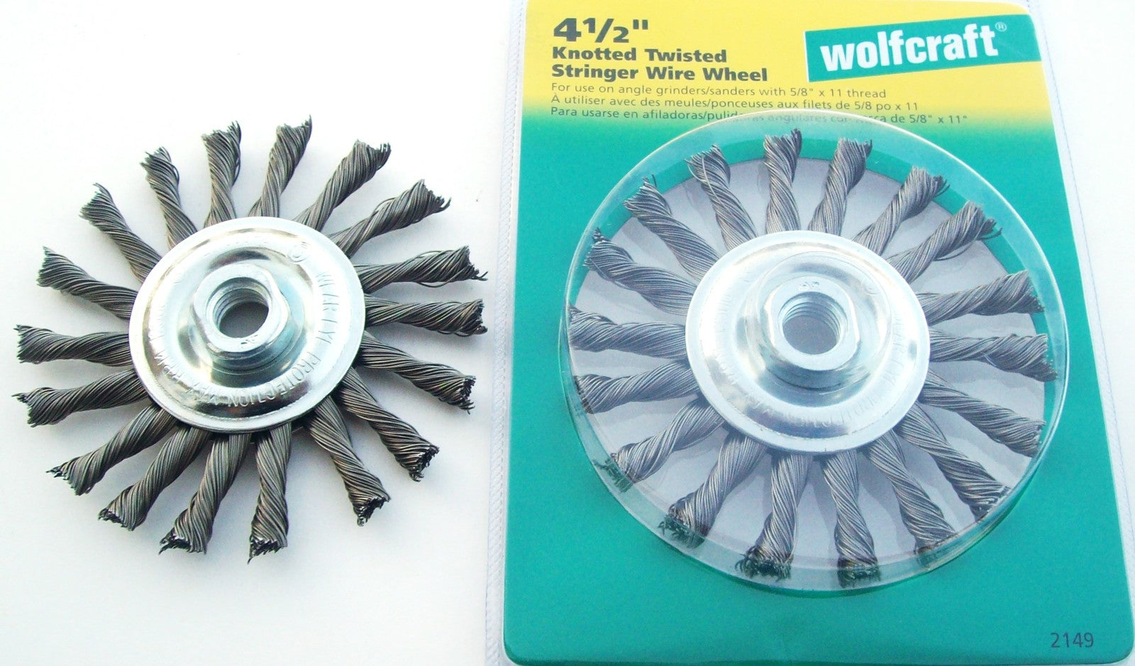 Wolfcraft Twisted Wire Wheels