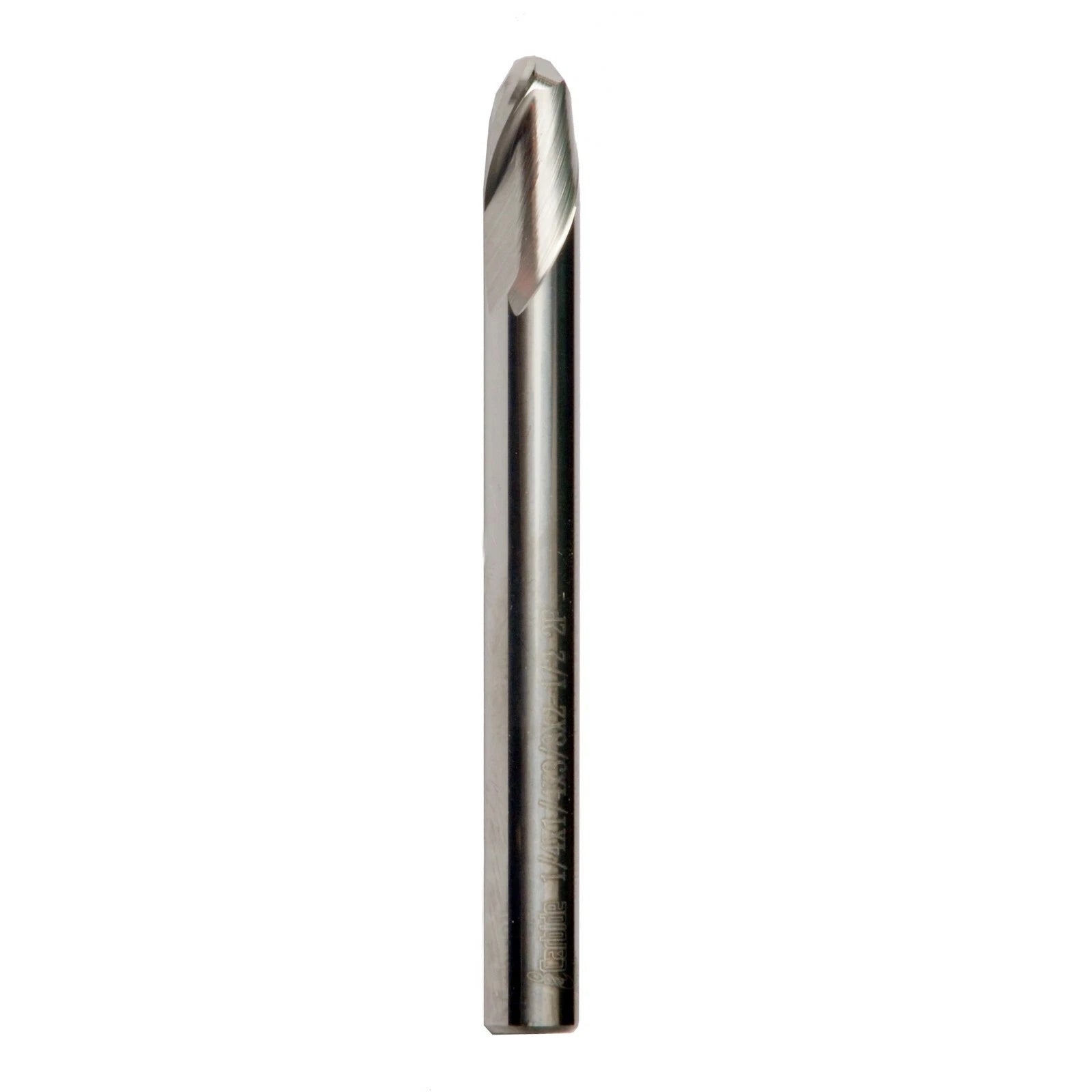 NEW 3/16x1/2x3/16X<wbr/>1-3/4" 2 FLUTE BALL NOSE CARBIDE END MILL FOR ALUMINUM