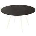 Reversible Stain Resistant Round Tablecloth Fitted Elastic 70cm 80cm