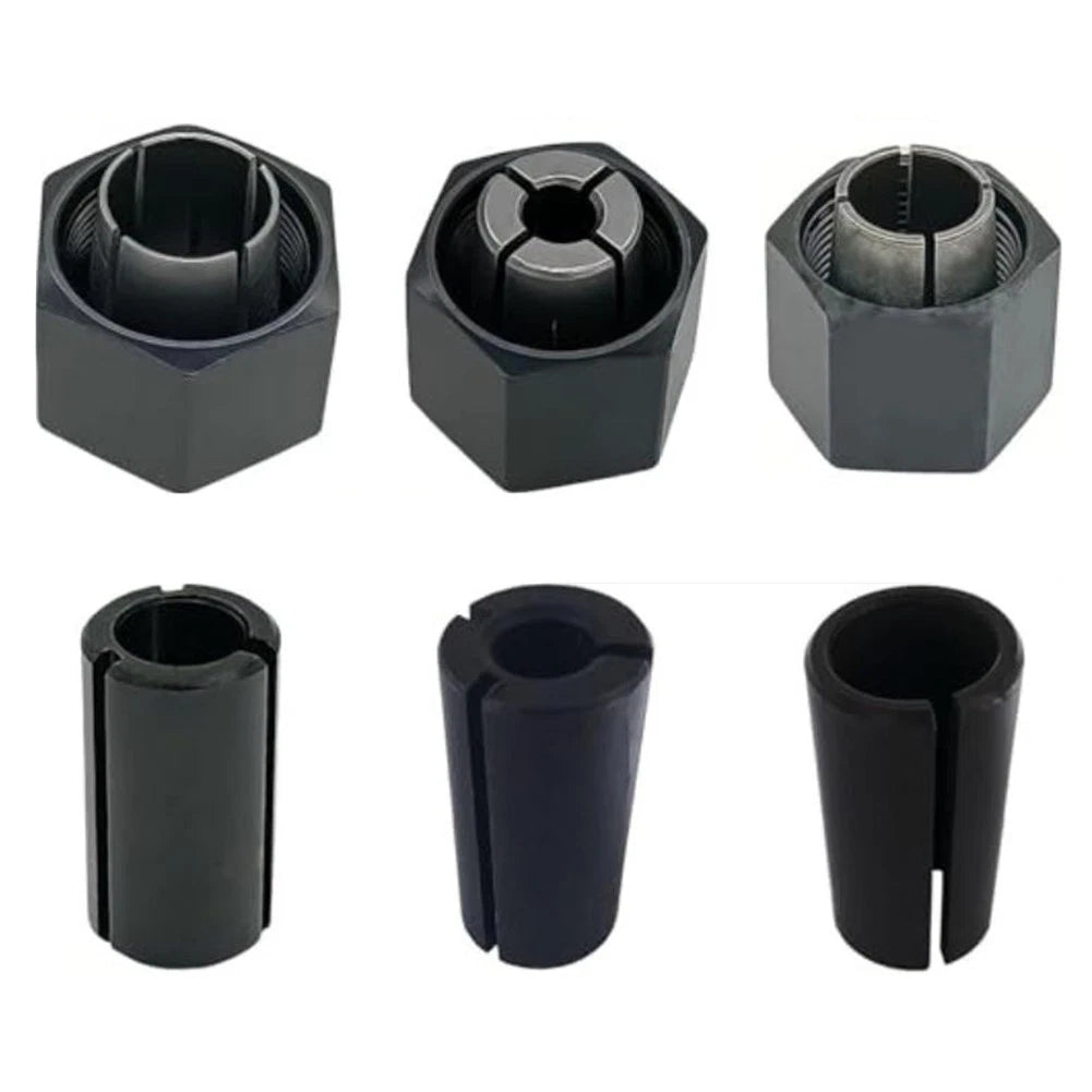 Collet Chuck And Nut Set 1/4 Inch 1/2 Inch 12mm 1/2-3/8 Inch
