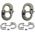 3/8" Hammerlock Coupling Link Safety Chain 5390lb Wll Stainless Steel
