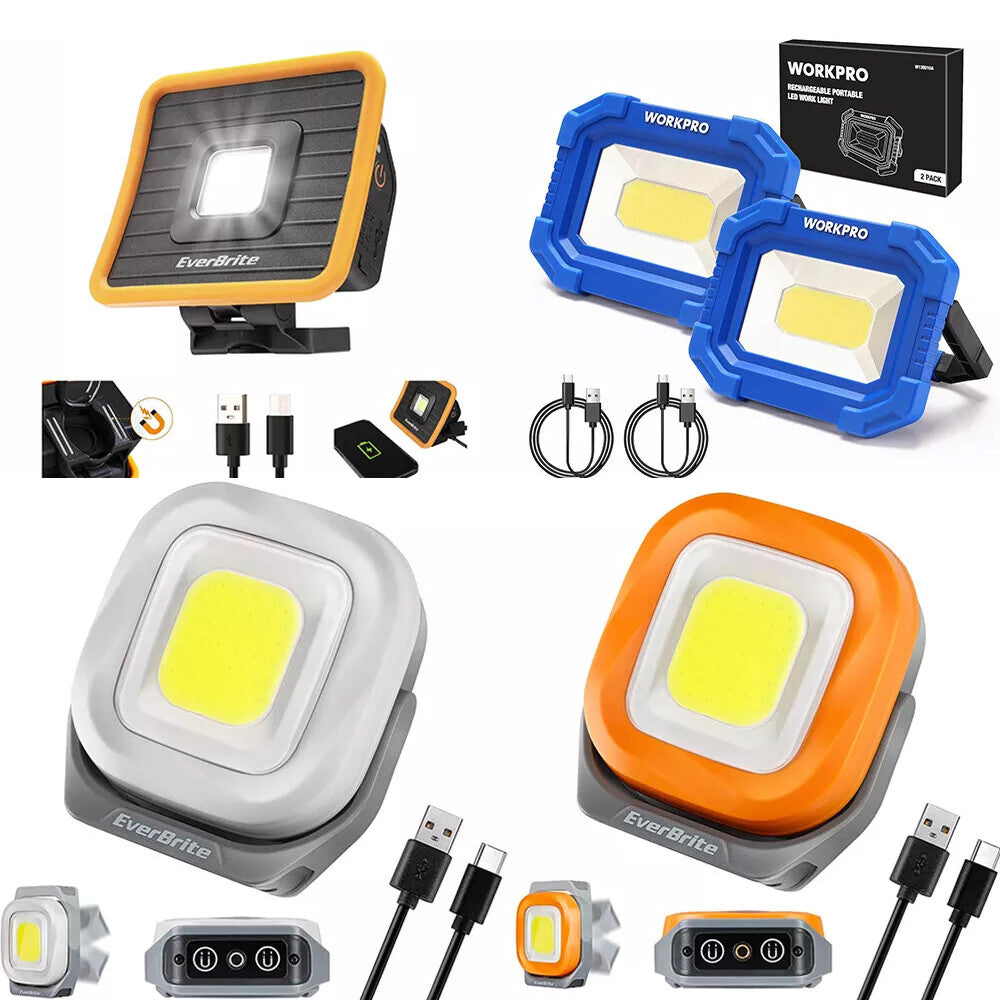 Rechargeable Work Light Portable/COB LED Work Light 1000 Lumens 3