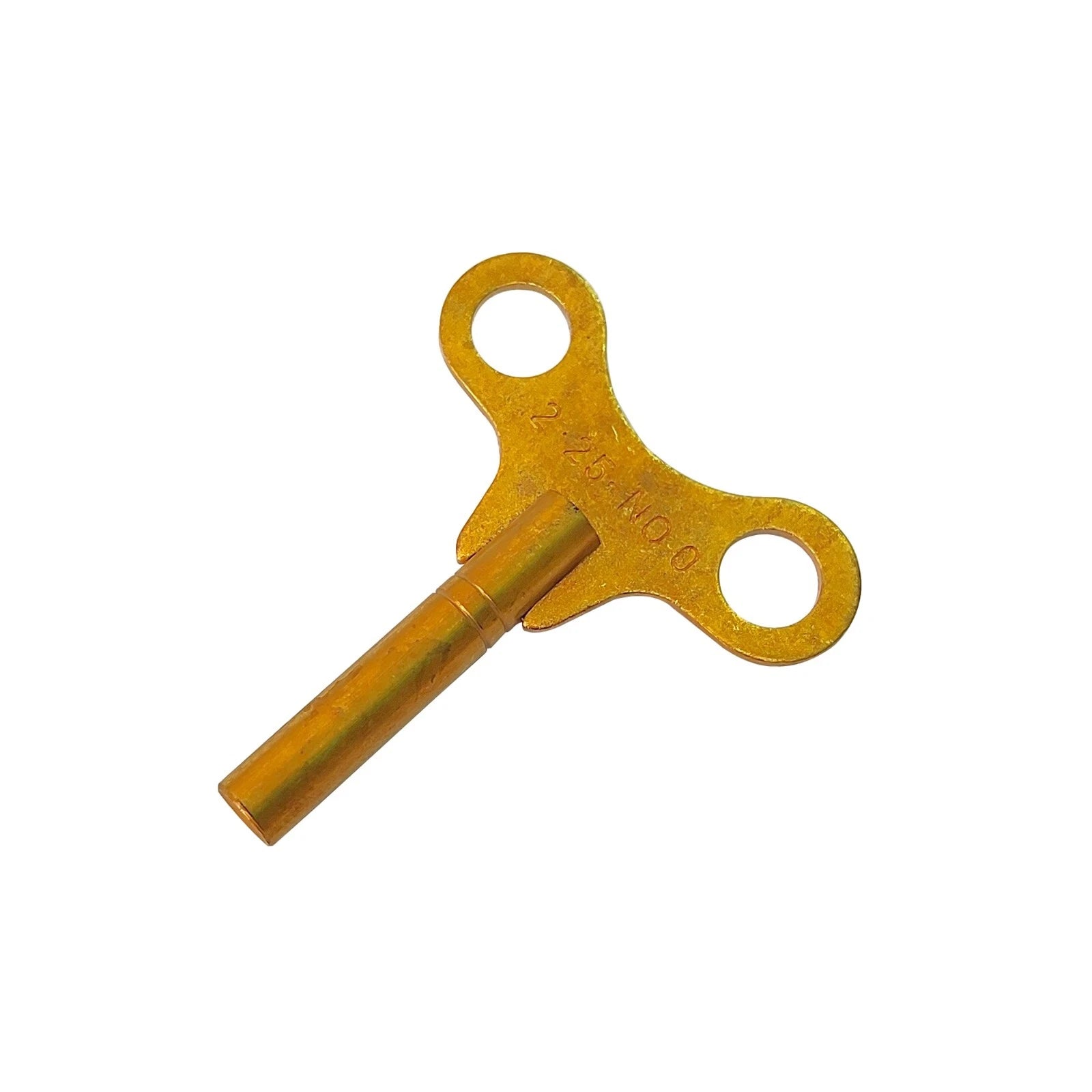 Brass Replacement Clock Key For Key Wind Clocks Size 0 / 2.25 Mm -