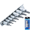 BlueSpot 7pc Torx 1/4" 3/8" Drive Bit Socket Set T10 - T40 Bits SocketsOpens in 