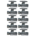 XFITTING 1/2" Sweat x 3/8" Compression Valve 10 Pack