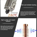 Quick Release Nozzle Extruder Hot End For Flashforge Ad5m 3d Printers
