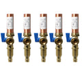 5 Pack XFITTING Washing Machine Outlet Valve, 1/2" Pex