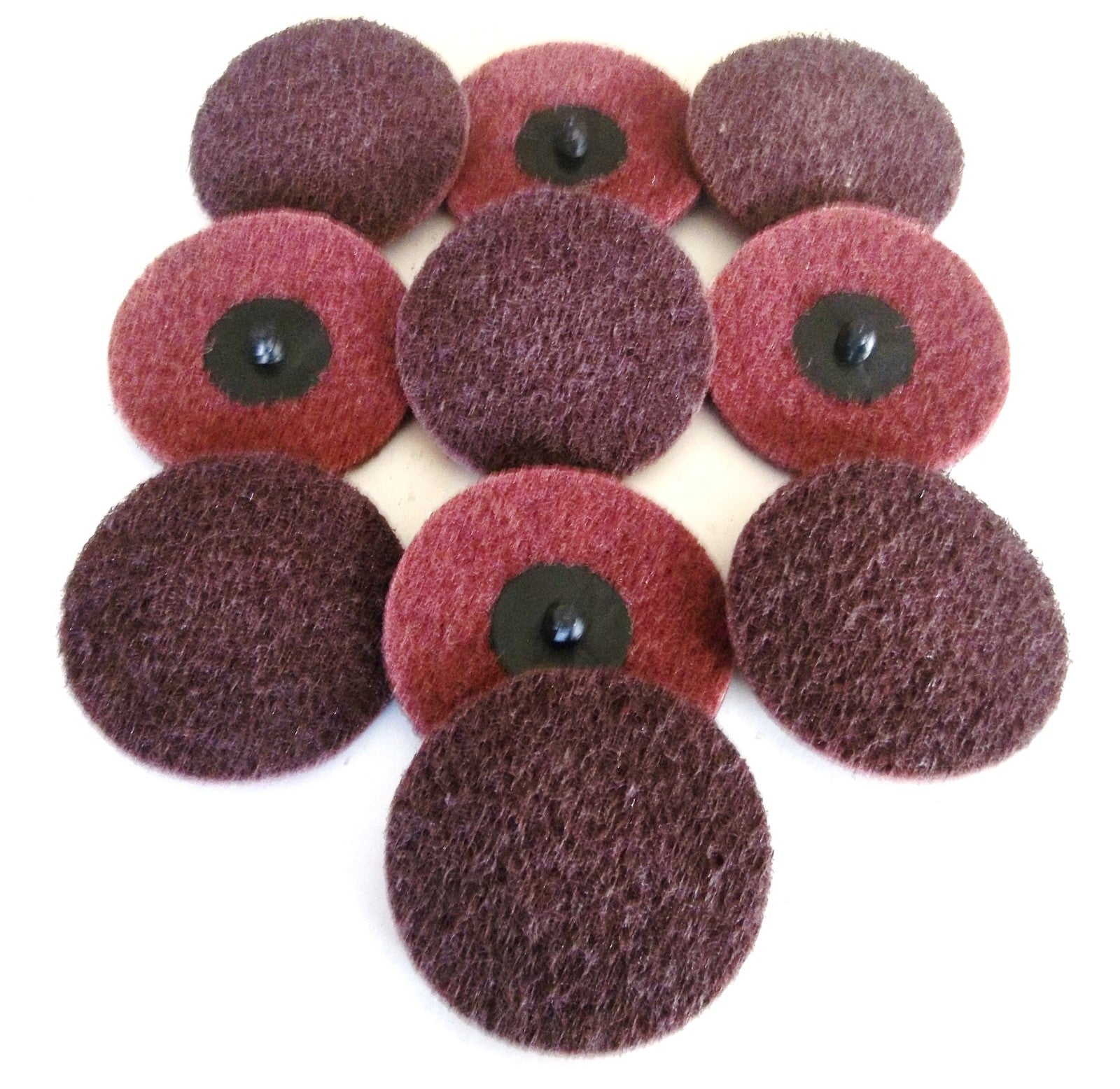 20 Illinois Industrial 3" Roll & Lock Twist On Abrasive Discs