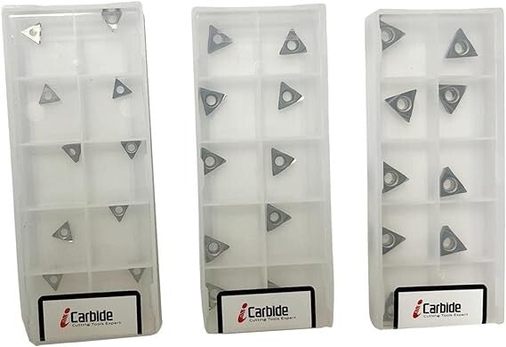 Boring Head Carbide Inserts Set 30pcs TBCT060104, TBCT090204