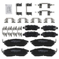Front Rear L&amp;R Brake Pads Set for Nissan 370Z 2015-2019/350Z 2006-2009 D888 D905