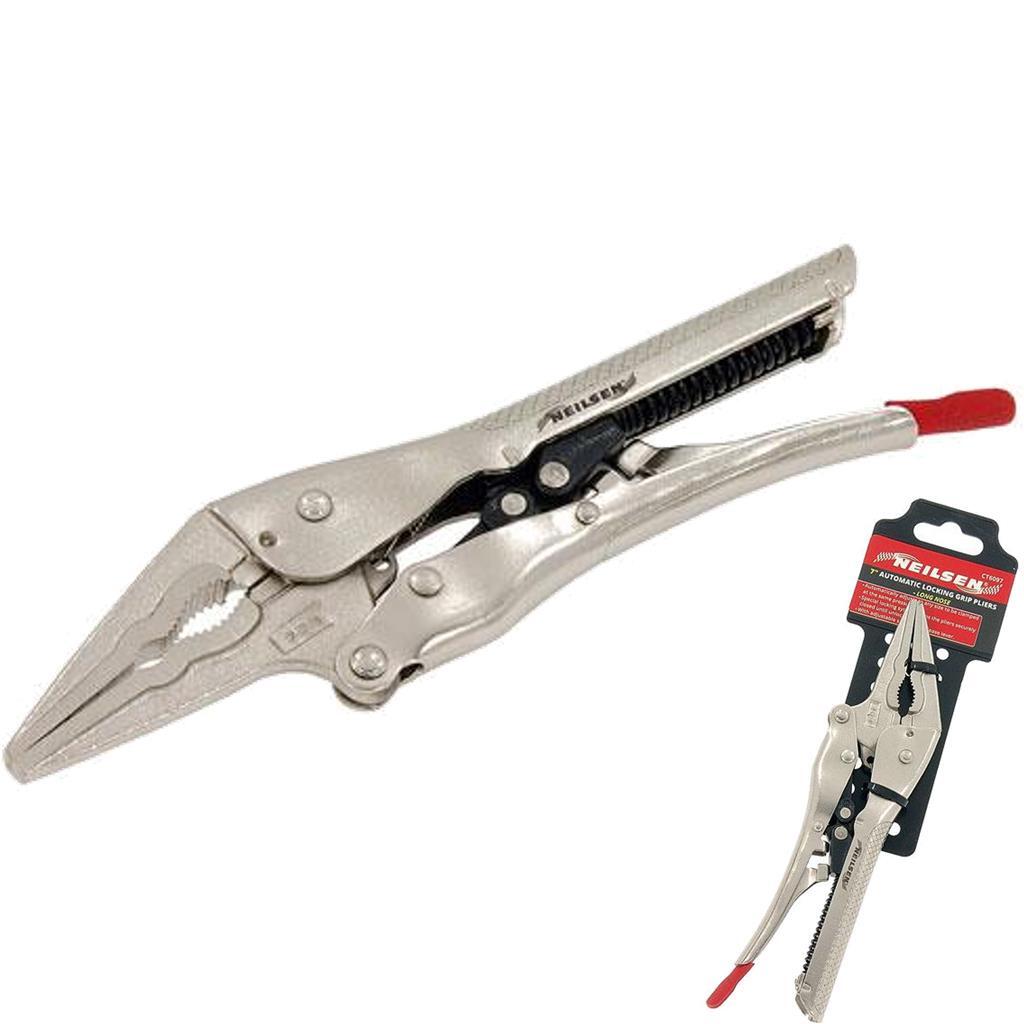 Neilsen Long Nose Self Locking Grips