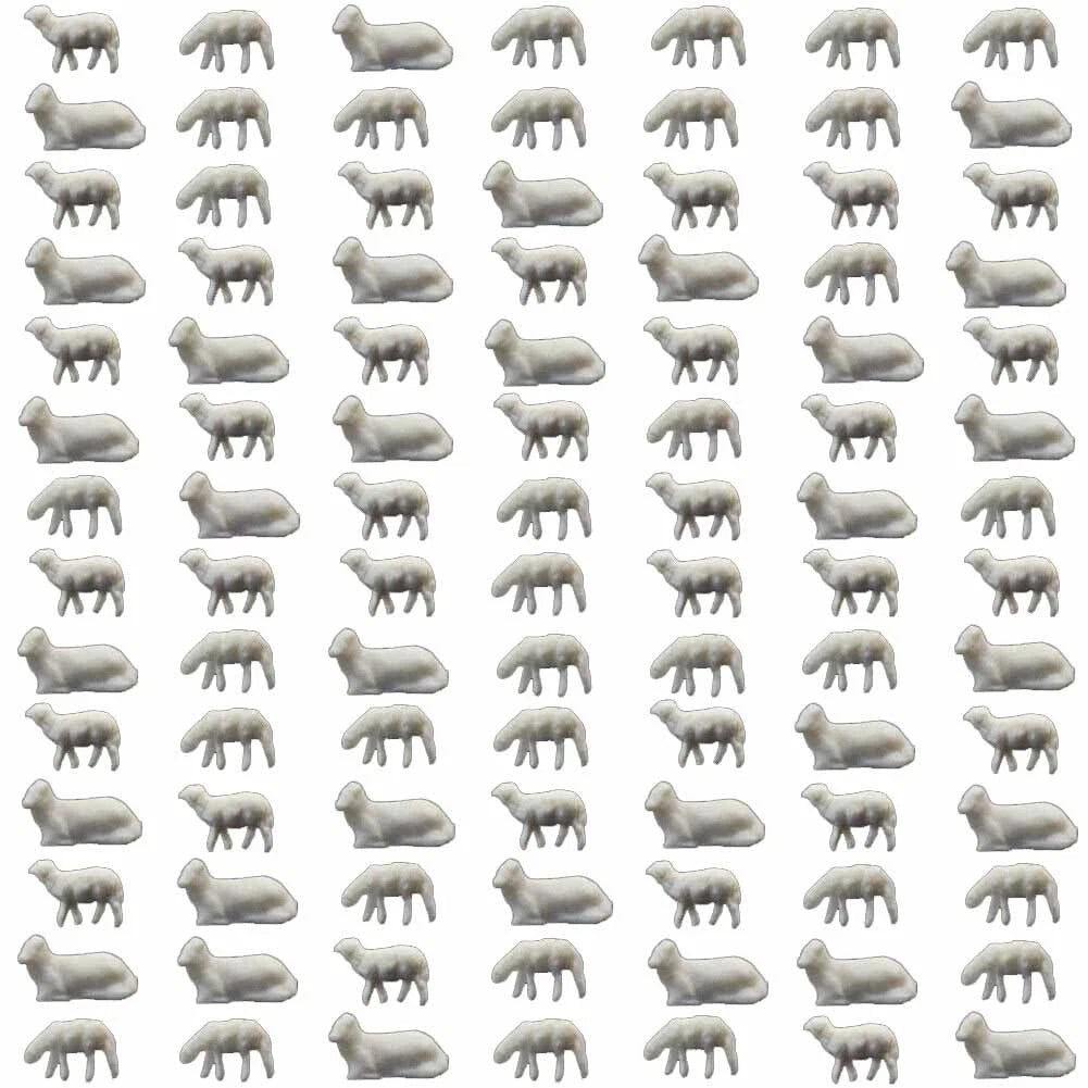 Model Sheep Railway Random Style Sheep Model Model N Scale /Pack 1:150