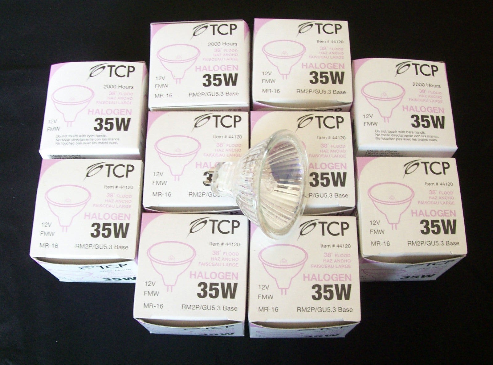 TCP 35W MR-16 Halogen Light Bulbs