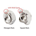 A4 316 Stainless Steel Weld Nuts