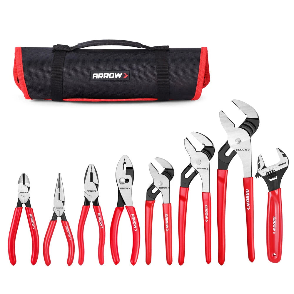 Arrow Plier Wrench Set Adjustable Wrench Needle Nose Diagonal