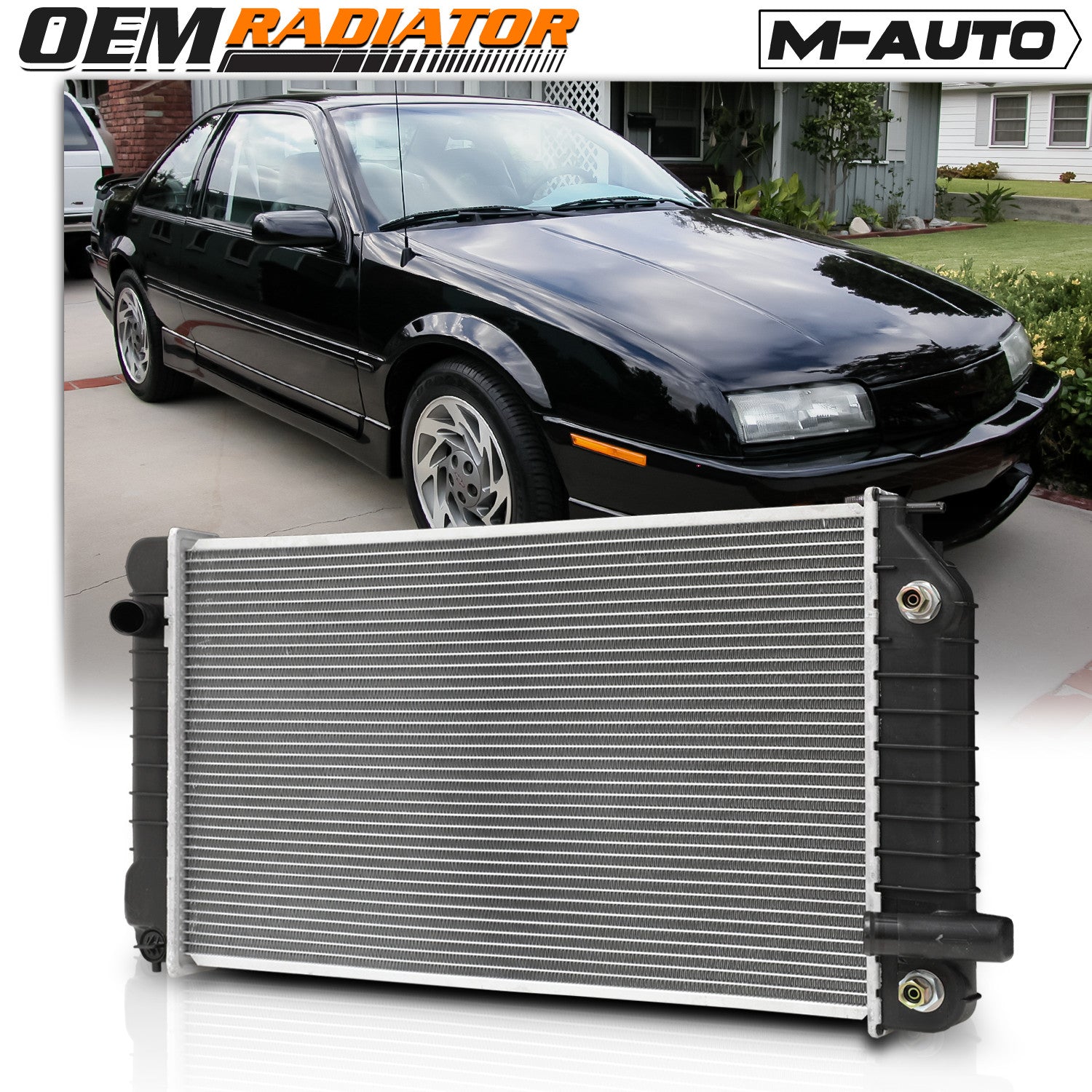 Aluminum Radiator for 1992-1993 Oldsmobile Achieva