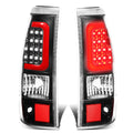 For 2003-2007 Silverado Sierra Red Led C-tube Bar | Built Supply Co