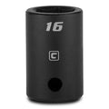 Capri Tools Shallow Impact Socket, 1/2 in. Drive, 6-Point, Metric 10 to 27 mmOpens in a new window o