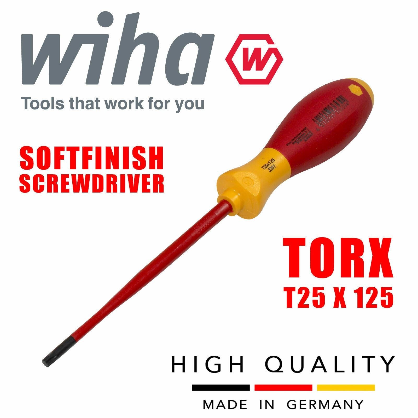Wiha Pozidrive Screwdriver PZ2 100mm 1000v VDE by Wiha