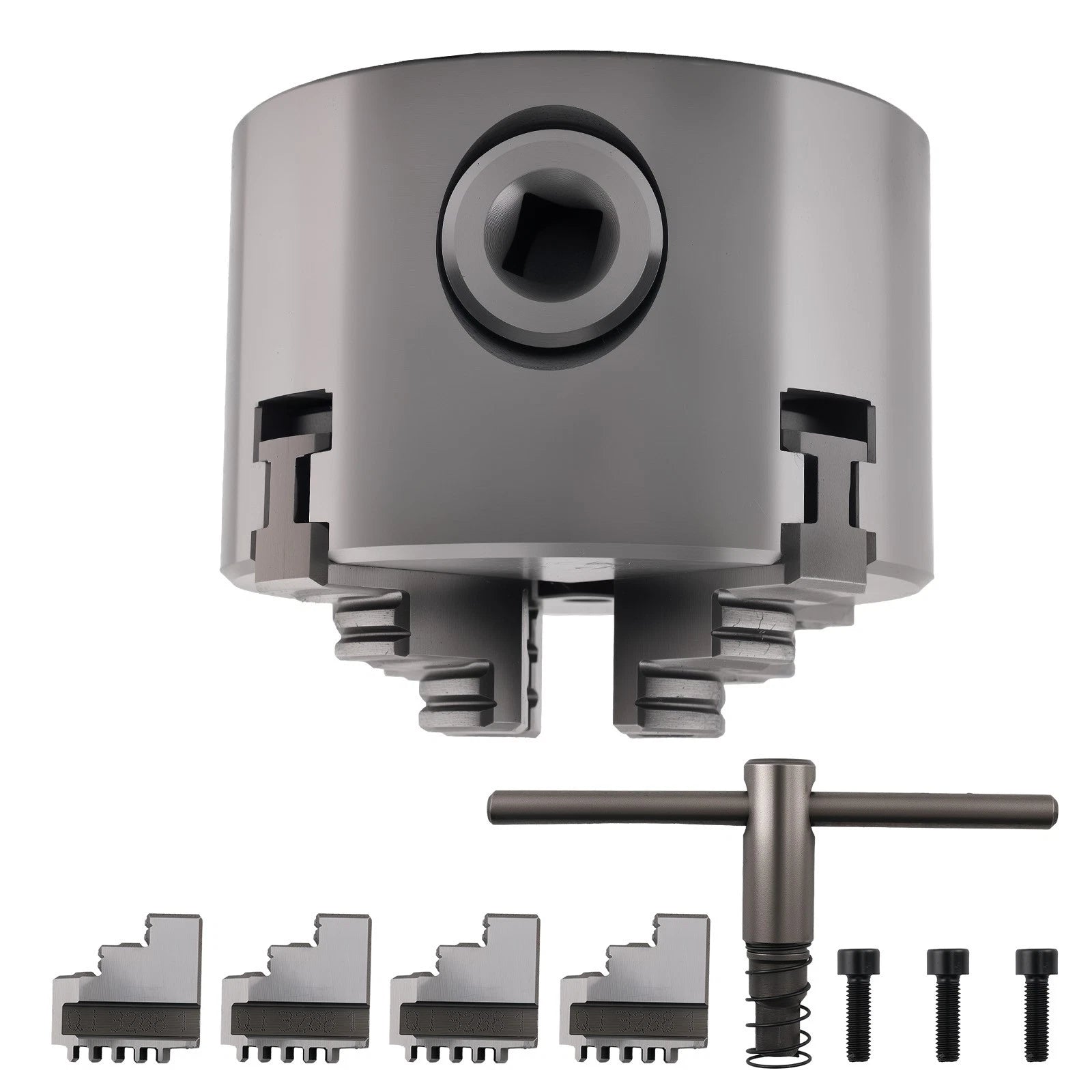 4 Jaw Self Centering Chuck K12-80 for Small CNC Lathes 80mm 3.15in K1280