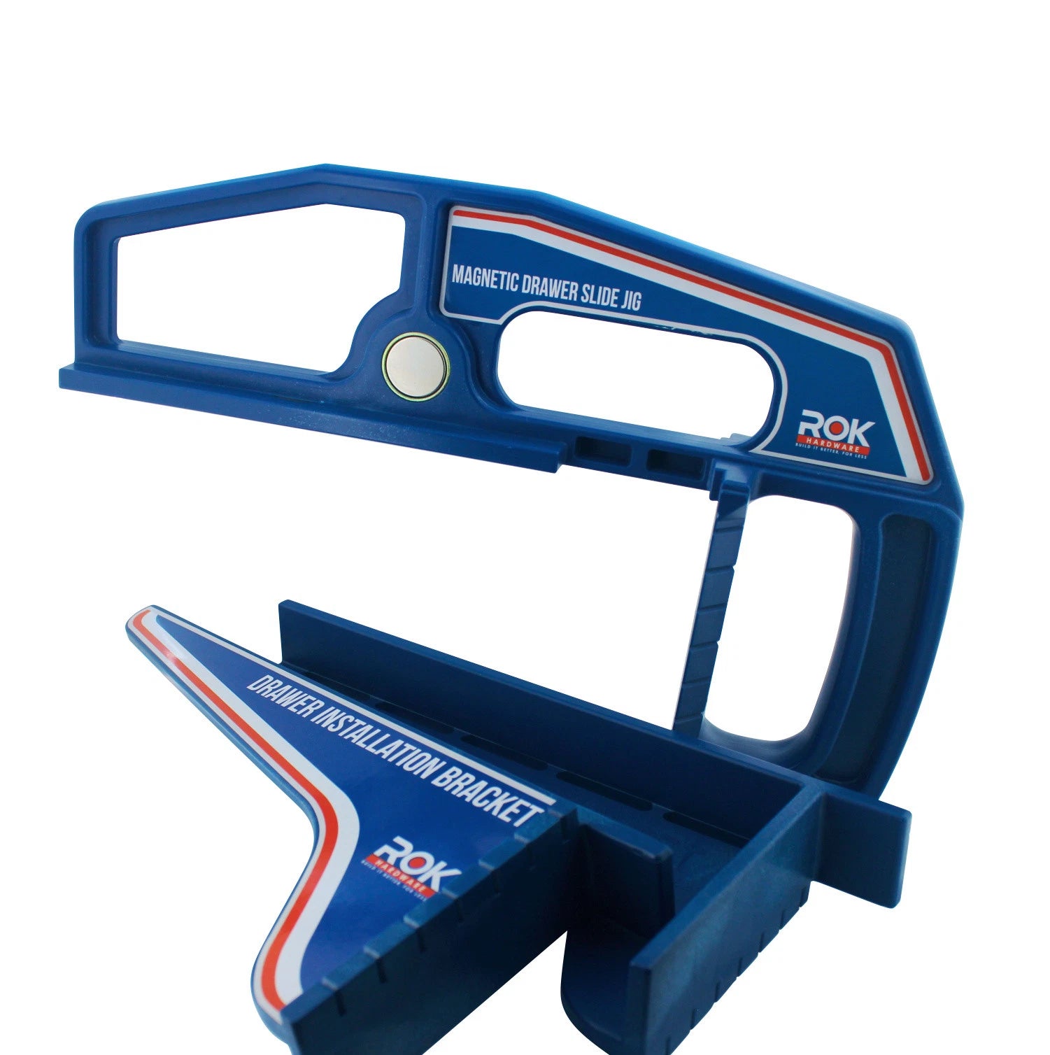 Rok Hardware Magnetic Drawer Slide Mounting Kit Includes Tool And