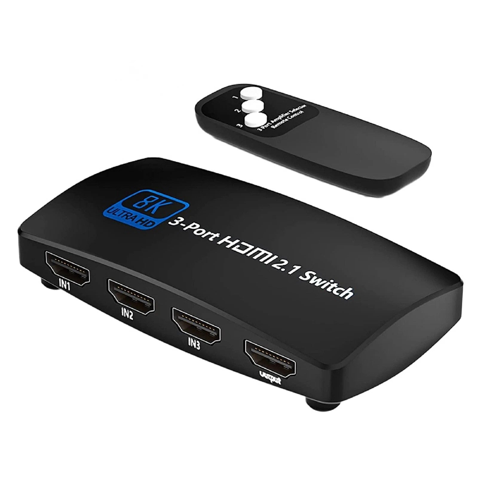 8k Hdmi 2.1 Switch Splitter 3x1 8k 4k 2k 3 In 1 Out Switcher For Xbox