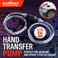 6ft Manual Hand Siphon Fluid Liquid Water Gas Gasonline Transfer Tool
