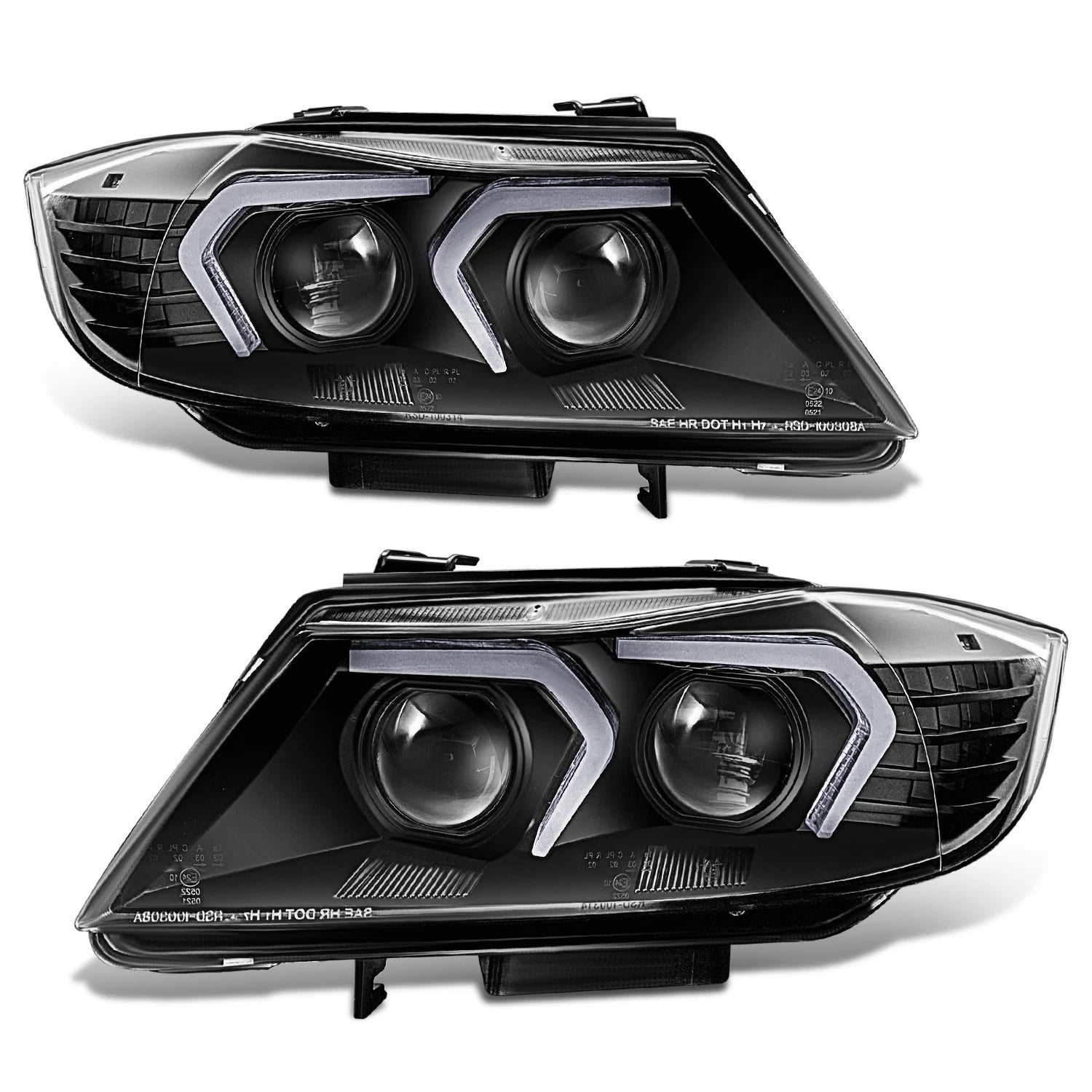 Fit 07-12 Bmw 328i 335i 4-door Black Led | Built Supply Co