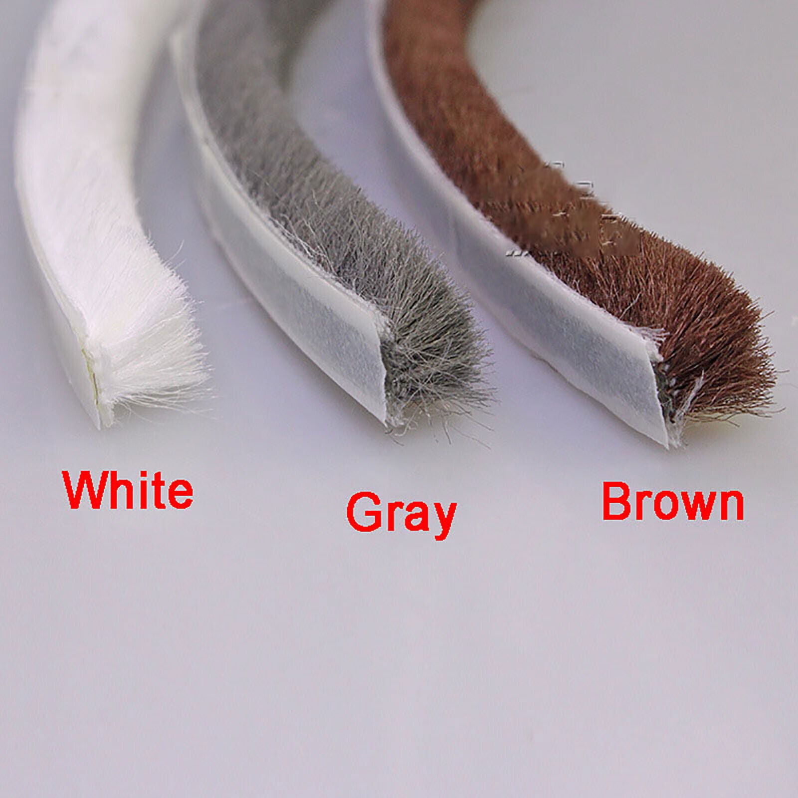 Self Adhesive Draught Excluder Brush Pile Seal