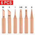 Heatset Soldering Iron Tip - 6pcs Bit Set