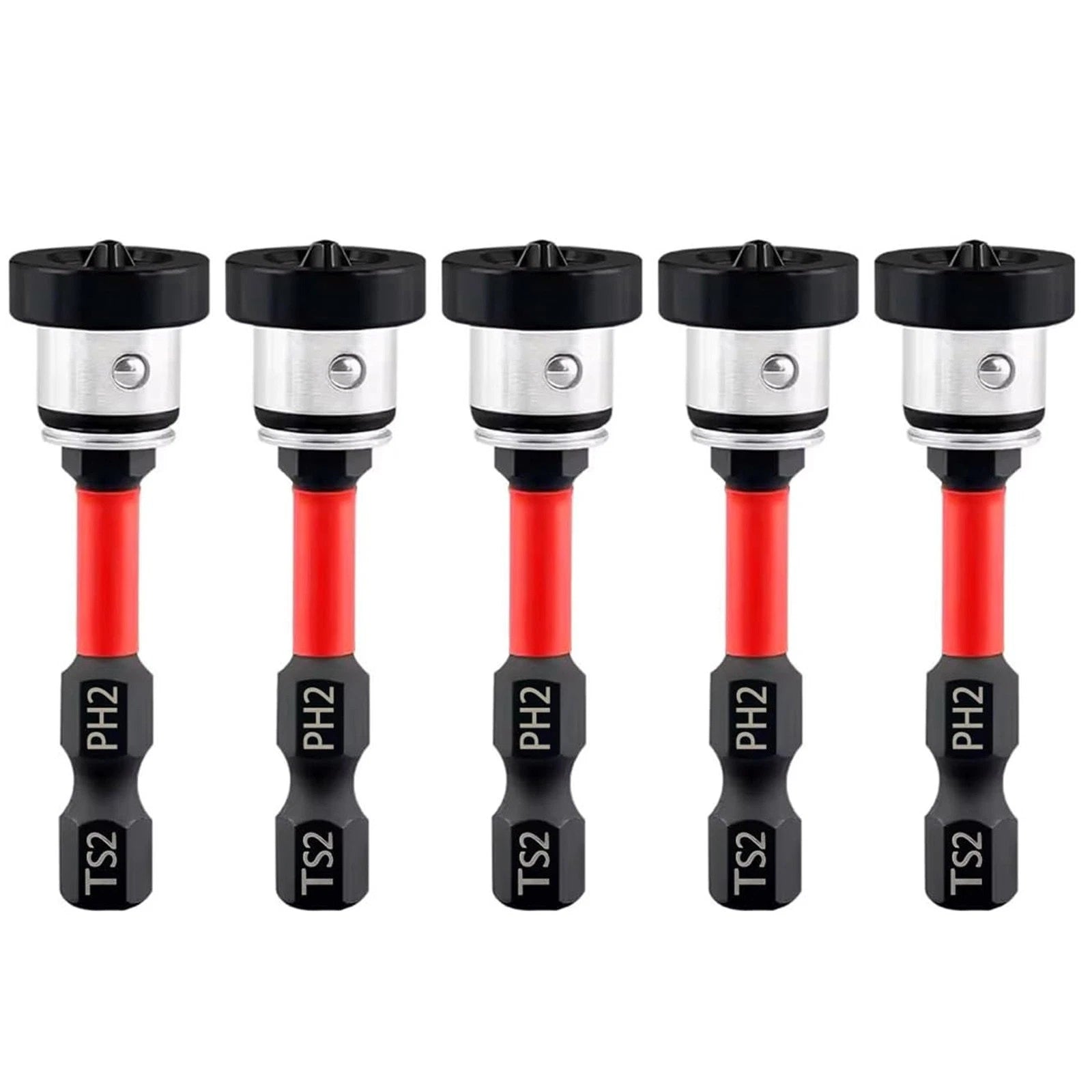 50mm Drywall Screw Setter Bit Ph2 Magnetic 1/4" Hex Shank Depth Stop