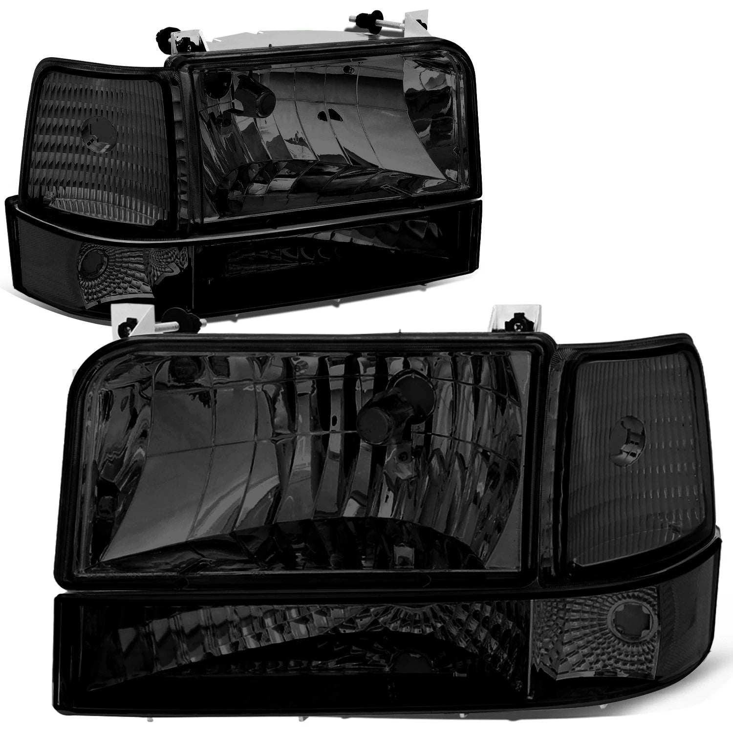 Fit 1992-1996 Ford F150/f250/f350 Smoked Bumper | Built Supply Co
